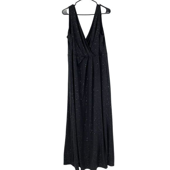 Ever Pretty 3X Maxi Gown Dress Evening Event Slit V-neck Sparkle RHH10580 - Picture 1 of 7